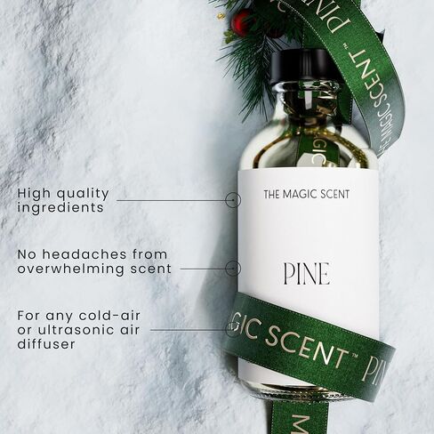 Pine Aroma Oil - Diffuser Oil Scent - Cold-Air & Ultrasonic Diffuser Oil - Pine Essential Oil - Essential Oils for Diffusers Aromatherapy - Pine Oil - 6.8 fl oz, 200 mL in Kuwait