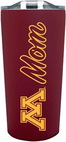 Campus Colors NCAA Stainless Steel Travel Tumbler for Mom - 18 oz - Double Walled Insulated Drinkware (Ole Miss Rebels - Navy, 18oz) in Saudi Arabia
