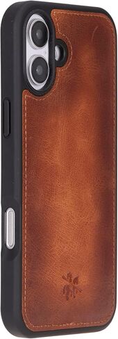 محفظة Venito لهاتف iPhone 15 Pro Max مع حامل بطاقات وحجب RFID، حافظة هاتف جلدية، غطاء هاتف قابل للفصل بإغلاق مغناطيسي 6.7 بوصة، بني عتيق in Kuwait