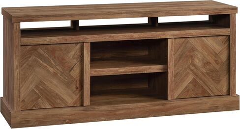 Sauder Cannery Bridge Credenza, L: 59.76" x W: 16.54" x H: 26.89", Mystic Oak Finish in Saudi Arabia