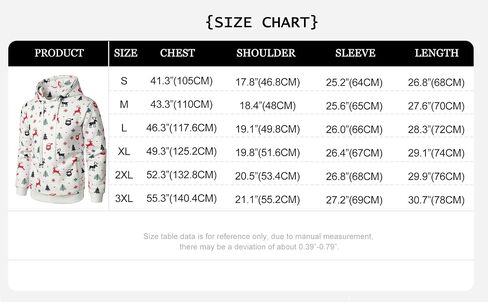 FANARCHER Men’s Casual Tracksuits 2 Pieces Christmas Outfits Waffle Hoodies Sweatsuits Sports Jogging Suit Set in Saudi Arabia