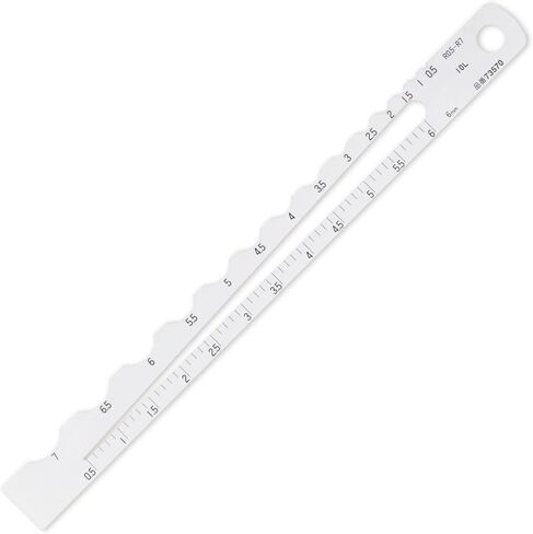 Shinwa Sokutei Radius Scale A-1 R0.5-7 73570 in Saudi Arabia