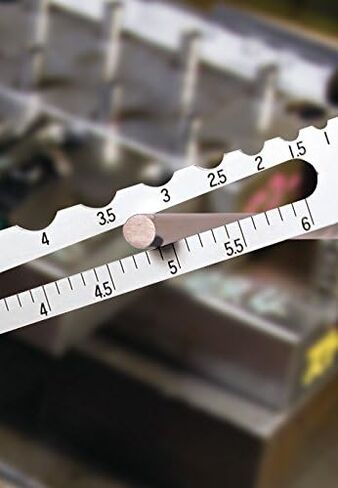 Shinwa Sokutei Radius Scale A-1 R0.5-7 73570 in Saudi Arabia