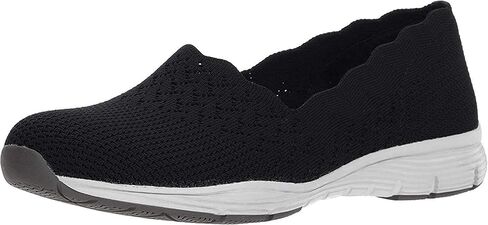 حذاء Skechers للسيدات - Stat - ياقة صدفية، سهل الارتداء مصنوع من نسيج Skech-Knit - مقاس كلاسيكي in Saudi Arabia