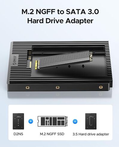 ORICO M.2 NGFF to SATA Hard Drive Adapter 6Gbps 3.5 inch Mounting Bracket Compatible SATA m.2 NGFF 2230 2242 2260 2280 in Saudi Arabia