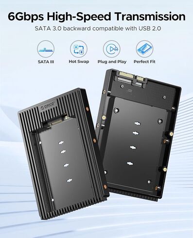 ORICO M.2 NGFF to SATA Hard Drive Adapter 6Gbps 3.5 inch Mounting Bracket Compatible SATA m.2 NGFF 2230 2242 2260 2280 in Saudi Arabia