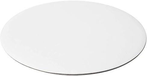 25pcs White Cake Boards 8 inch Round Disposable Cake Circle Plate Waterproof and Oil-proof Cake Boards Sturdy Cake Trays for Cake DIY Bread Dessert and Crafts Display (8 Inch-pack of 25) in Saudi Arabia