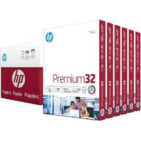 HP Papers | 8.5 x 11 Paper | Premium 32 lb | 1 Ream - 250 Sheets | 100 Bright | Made in USA - FSC Certified | 113500R