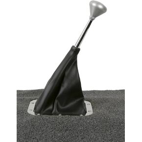Lokar 70-FMB Rectangular Floor Mount Shifter Boot with Ring