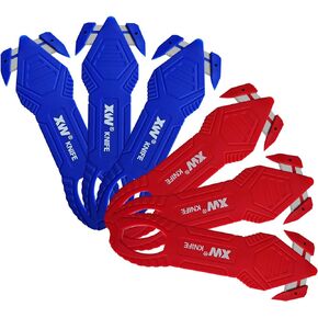 XW Safety Box Cutter, Carton and Package Opener of Assorted Colors, 6-Pack