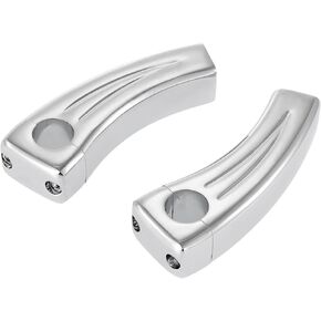 INNOGLOW Motorcycle Handlebar Risers 7/8" 22mm Bar Mount Clamps Handlebar Plus High Voltage Code Universal for Harley Kawasaki Suzuki