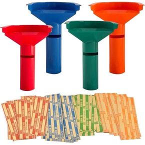 Nadex Easy Wrap Coin Tube Set with 40 Wrappers Included - Funnel Shaped Coin for Pennies, Nickles, Dimes, and Quarters - Four Color-Coded Tubes in Saudi Arabia