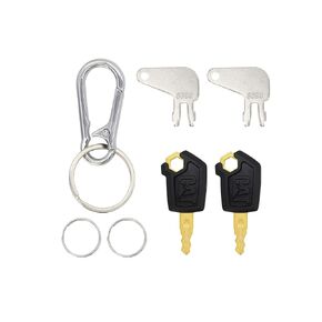 4pc 5p8500 8398 Ignition and Battery Disconnect Key Set Fit for Caterpillar Heavy Equipment