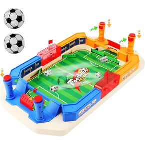 Mini Foosball Table Games for Kids 2024 Fun Tabletop Football Soccer Pinball for Indoor Game Room Family Party Night Travel Days Childrens Day Birthday Gift for Kids