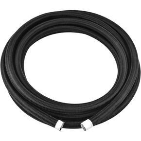 EVIL ENERGY 6AN PTFE Fuel Hose Line E85 Nylon Braided 10FT Black