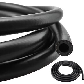 Fuel Line 3/8 Inch ID NBR Fuel Line Hose 6AN Rubber Push on Fuel Hose for Small Engines 10 Feet
