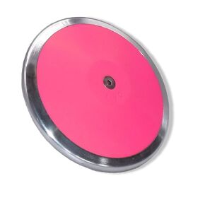TC Girls Pink Contender 1kg Discus - Track and Field Discus Womens 1k - Beginner Throwing Discus - High School/Middle School 1k Discus - Girls Discus
