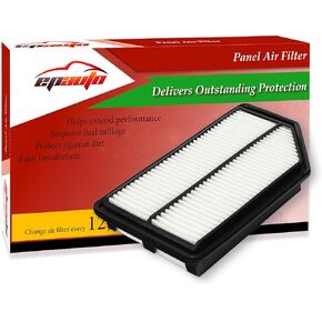 EPAuto GP042 (CA11042) Replacement for Honda Extra Guard Rigid Panel Carbon Fiber Air Filter for Odyssey (2011-2017)