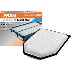 FRAM Extra Guard CA10348 Replacement Engine Air Filter for Select Jeep Wrangler (3.6L & 3.8L), Provides Up to 12 Months or 12,000 Miles Filter Protection