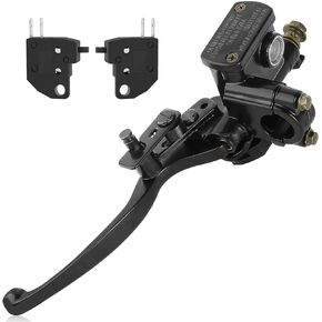 QAZAKY 7/8inch Left Handlebar Hydraulic Brake Master Cylinder Lever Pump for ATV Quad Moped Pit Dirt Bike Kids Motorcycle 50cc 70cc 90cc 110cc 125cc 150c 200cc 250cc GY6 22mm Taotao Kazuma Sunl Roketa