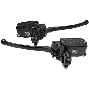 Triumilynn 7/8 Inch 22mm Brake Clutch Master Cylinder for Honda Yamaha Suzuki Kawasaki, 7/8" Handlebar for Universal Motorcycle - Left & Right