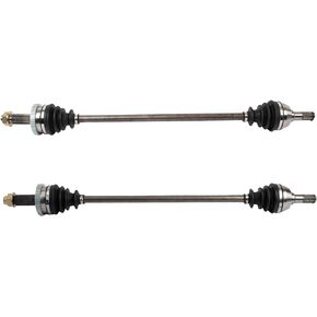 TRQ New Front CV C/V Axle Drive Shaft Assembly 2 Piece Pair Set for 2012-2017 Dodge Ram 1500 4WD 4x4 Truck