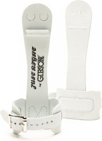 جيبسون جاست رايت مقابض الجمباز للنساء، قبضة جلدية متينة مع أشرطة مشبك واحدة لقبضة آمنة، مقابض يد للاعبي الجمباز المنافسين الأوائل، مقابض الجمباز للفتيات، صنع في الولايات المتحدة الأمريكية in Kuwait