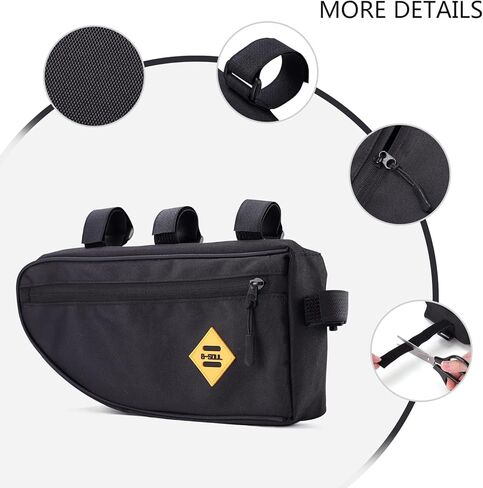 حقيبة إطار حقيبة شعاع الدراجة، حقيبة تخزين رف الدراجة، حقيبة مثلثة مقاومة للماء للدراجة، حقيبة الإكسسوارات، ملحقات الدراجة الجبلية (XL) in Kuwait