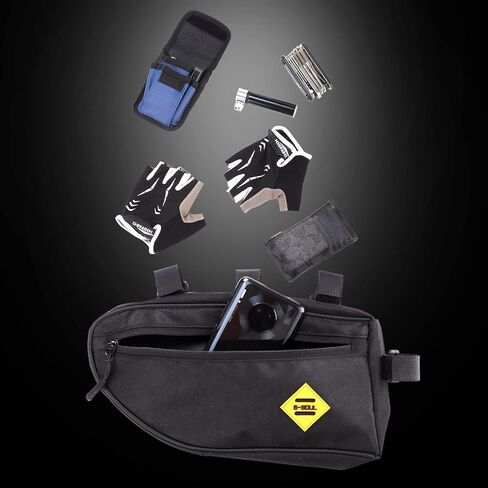 حقيبة إطار حقيبة شعاع الدراجة، حقيبة تخزين رف الدراجة، حقيبة مثلثة مقاومة للماء للدراجة، حقيبة الإكسسوارات، ملحقات الدراجة الجبلية (XL) in Kuwait