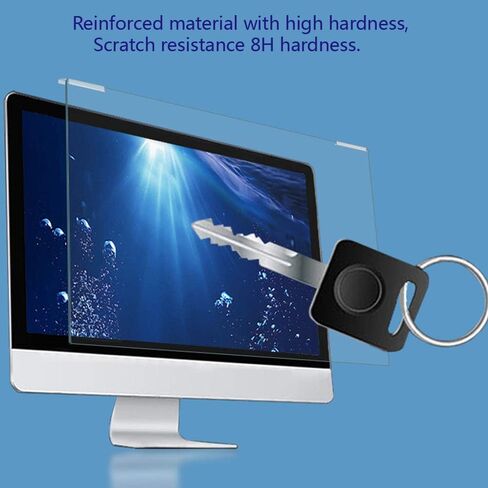 Blue Light Screen Protector for 23, 23.6, 23.8, 24 Inch Diagonal LED PC Monitor, Scratch-Resistant Computer Screen Blue Light Blocker, Blue Light Filter Hanging Type, 2 Pack (W 21.3" x H 13.4") in Saudi Arabia