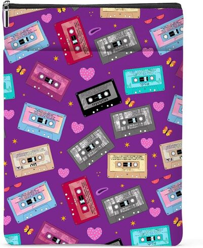 غلاف كتاب حامي الكتاب، حقيبة هدايا لمحبي الكتب، هدايا كتابية، غطاء كتاب مع سحاب للغلاف الورقي القابل للغسل، حقيبة هدايا مطبوعة على شكل قطة زهرية للنساء، قارئ الكتب، غلاف الكتاب in Kuwait