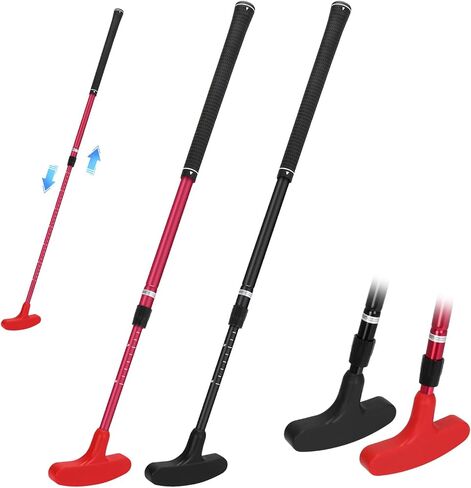 مضرب الجولف، 2 عبوة من مضارب الجولف للرجال والنساء، مضرب صغير للاعبي الجولف باليد اليمنى أو اليسرى، مجموعة نادي جولف قابلة للتعديل للأطفال والمراهقين والبالغين in Kuwait