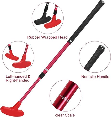 مضرب الجولف، 2 عبوة من مضارب الجولف للرجال والنساء، مضرب صغير للاعبي الجولف باليد اليمنى أو اليسرى، مجموعة نادي جولف قابلة للتعديل للأطفال والمراهقين والبالغين in Kuwait