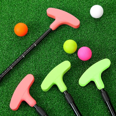 Leyndo 2 Pack Golf Putters Golf Putters for Men and Women with 12 Golf Balls Two Way Mini Golf Putters Adjustable Golf Putter for Right or Left Handed Golfers Golf Club Set for Kids Teenagers Adults in Saudi Arabia