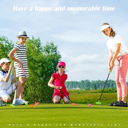 Leyndo 2 Pack Golf Putters Golf Putters for Men and Women with 12 Golf Balls Two Way Mini Golf Putters Adjustable Golf Putter for Right or Left Handed Golfers Golf Club Set for Kids Teenagers Adults in Saudi Arabia