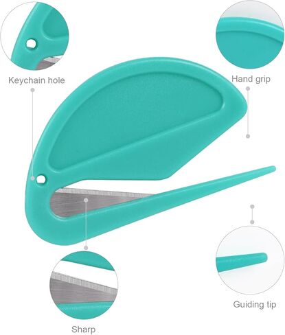 Mini Box Cutter,Letter Opener Envelope Slitter,Cloud Utility Retractable Art Knives,Letter Opener Envelope Slitter,with Key Chain(9pcs) in Kuwait