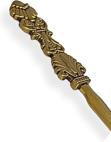 فتاحة رسائل منقوشة كلاسيكية من Evenchae - ذهبي عتيق - صندوق هدايا - 7.25 بوصة in Kuwait