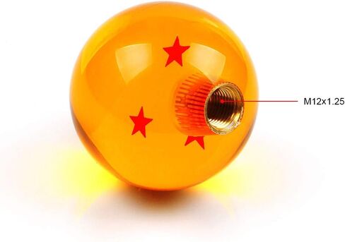 RASTP Dragon Ball Z Star Manual Gear Stick Shift Knob Universal Gear Shifter Knobs with Adapter Fits Most Car(1 Star) in Saudi Arabia