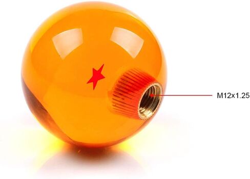 RASTP Dragon Ball Z Star Manual Gear Stick Shift Knob Universal Gear Shifter Knobs with Adapter Fits Most Car(1 Star) in Saudi Arabia