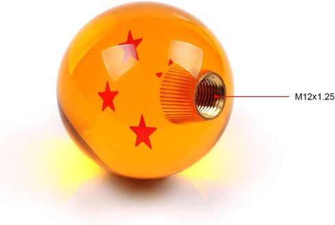 RASTP Dragon Ball Z Star Manual Gear Stick Shift Knob Universal Gear Shifter Knobs with Adapter Fits Most Car(1 Star) in Saudi Arabia