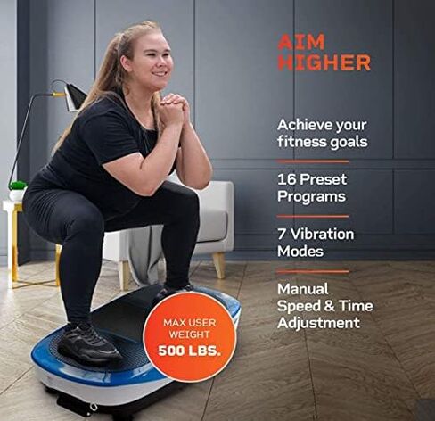 جهاز تمرين لوحة الاهتزاز LifePro Rumblex Max 4D مع أشرطة مقاومة حلقية - معدات تمرين الجسم بالكامل للياقة البدنية المنزلية والتشكيل والتدريب والتعافي وفقدان الوزن in Kuwait