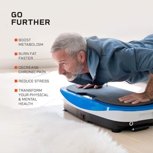 جهاز تمرين لوحة الاهتزاز LifePro Rumblex Max 4D مع أشرطة مقاومة حلقية - معدات تمرين الجسم بالكامل للياقة البدنية المنزلية والتشكيل والتدريب والتعافي وفقدان الوزن in Kuwait