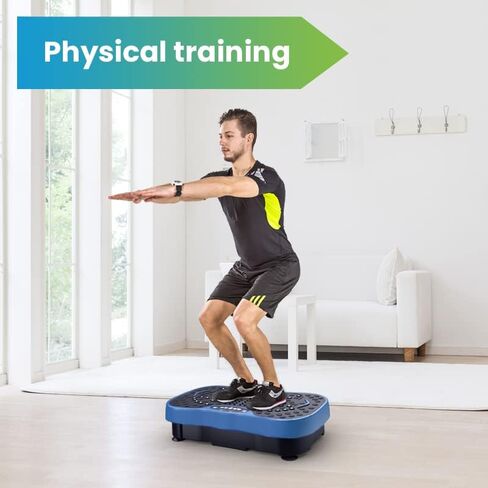 JUFIT Fitness Vibration Plate Exercise Equipment Whole Body Shape Exercise Machine Vibration Platform Fit Massage Workout Trainer,Max User Weight 330lbs in Saudi Arabia