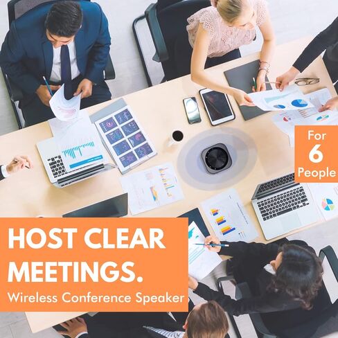 مكبر صوت بلوتوث X9 مع ميكروفون - التقاط صوت واضح 360 درجة وصوت واضح لغرف الاجتماعات - مكبر صوت للمكالمات الجماعية - مكبر صوت USB وميكروفون للكمبيوتر in Kuwait