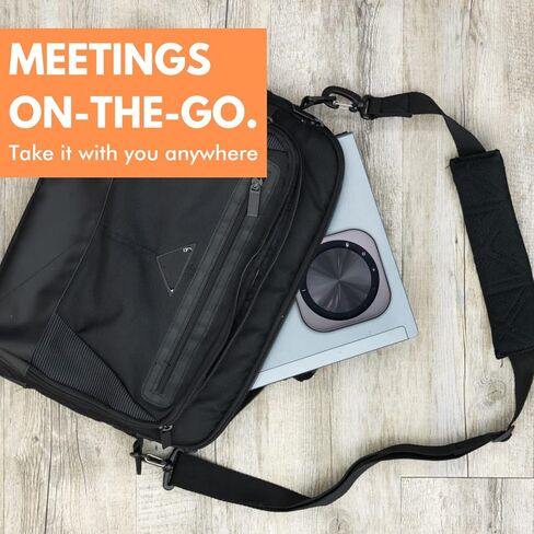 مكبر صوت بلوتوث X9 مع ميكروفون - التقاط صوت واضح 360 درجة وصوت واضح لغرف الاجتماعات - مكبر صوت للمكالمات الجماعية - مكبر صوت USB وميكروفون للكمبيوتر in Kuwait