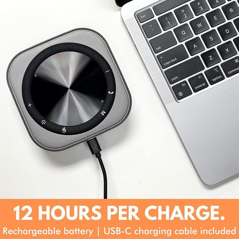 مكبر صوت بلوتوث X9 مع ميكروفون - التقاط صوت واضح 360 درجة وصوت واضح لغرف الاجتماعات - مكبر صوت للمكالمات الجماعية - مكبر صوت USB وميكروفون للكمبيوتر in Kuwait