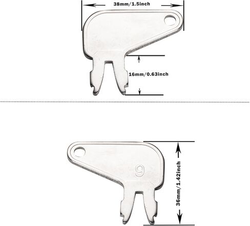 مفتاح إشعال المعدات الثقيلة، 10 عبوات 787 مفتاح كوماتسو، يحل محل جزء OEM TR261434 المناسب للحفارات والجرافات واللوادر والجرافات الخلفية in Kuwait