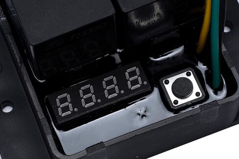 مجموعة مفاتيح المروحة الحرارية الرقمية لتطبيقات 12 فولت أو 24 فولت وقابلة للتعديل من 104 درجة فهرنهايت إلى 230 درجة فهرنهايت (40 درجة مئوية إلى 110 درجة مئوية) in Kuwait