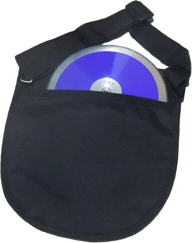 TC Black Discus & Shot Put Carry Bag - High School Track and Field Shot Put/Discus Carrier Bag - Features 2 Large Pockets With an Adjustable 2" Web Carry Strap in Saudi Arabia