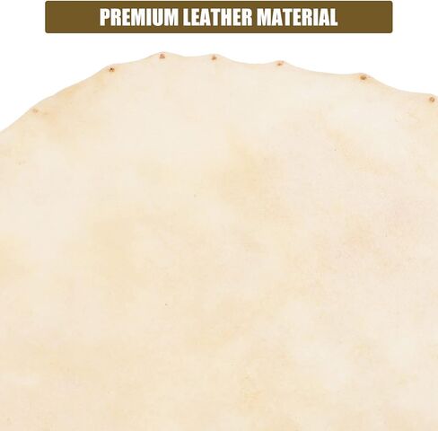 Vaguelly Accessories Goat Skin Head 2pcs 30cm/11.8Inch Drum Head Skin Goatskin Drums Replacement Parts for Drums 8Inch African Drums Shaman Drums Ar Musical Instruments Musical Instruments in Saudi Arabia